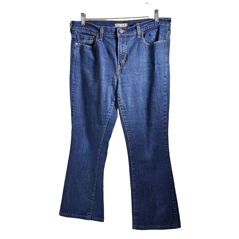Levi Strauss & Co 515 Womens Size 14 Medium Bootcut Pockets Denim Blue Jeans